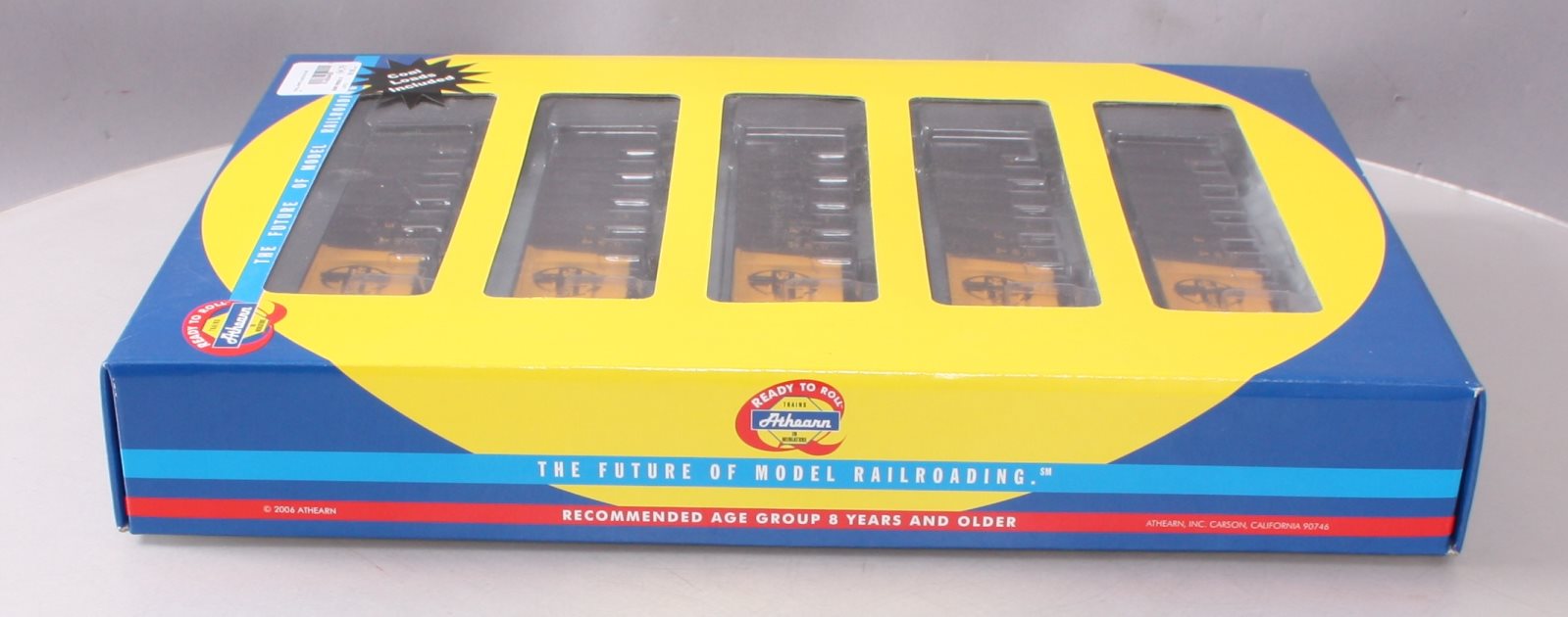 Athearn 94458 HO Santa Fe 50' Thrall High-Side Coal Gondolas (Set of 5)