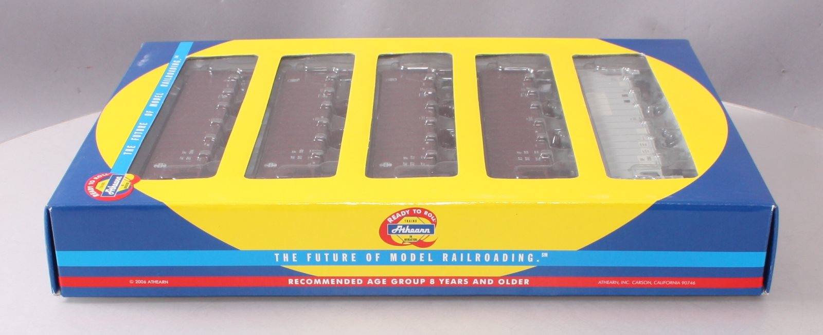Athearn 72389 HO Santa Fe 54' PS Covered Hopper Pack (Pack of 5)