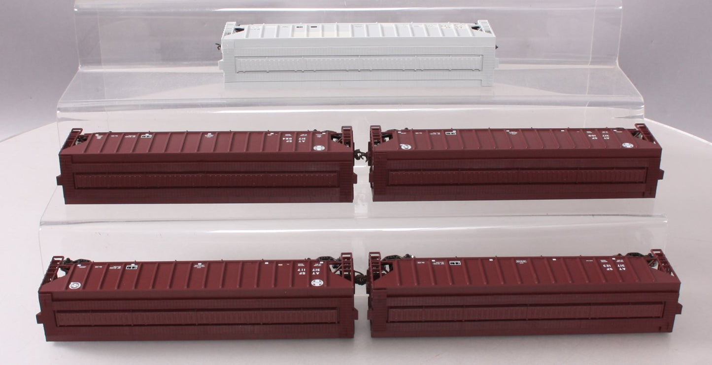 Athearn 72389 HO Santa Fe 54' PS Covered Hopper Pack (Pack of 5)