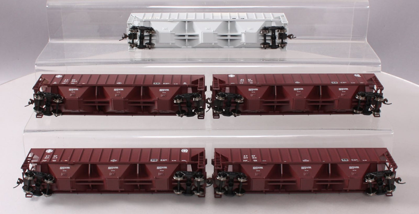 Athearn 72389 HO Santa Fe 54' PS Covered Hopper Pack (Pack of 5)