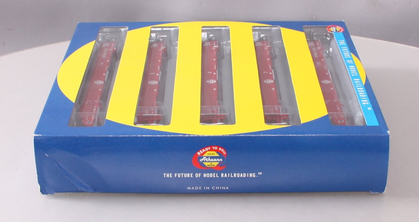 Athearn 91110 HO Santa Fe Maxi III Well Cars #SFLC 254243 (Set of 5)