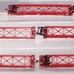 Athearn 91110 HO Santa Fe Maxi III Well Cars #SFLC 254243 (Set of 5)