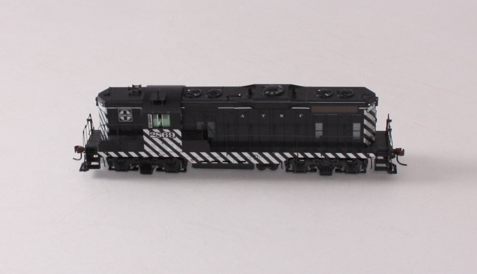 Athearn G62432 HO Santa Fe GP7 Zebra Diesel Locomotive #2869