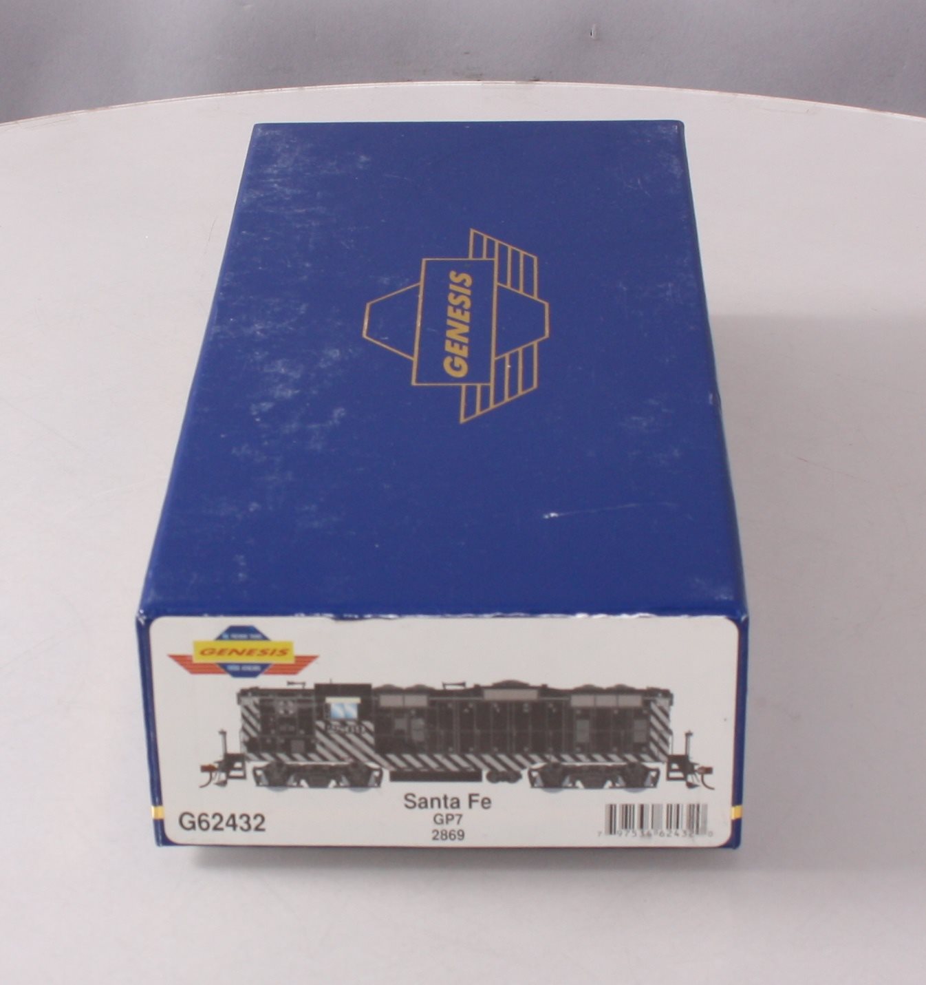 Athearn G62432 HO Santa Fe GP7 Zebra Diesel Locomotive #2869