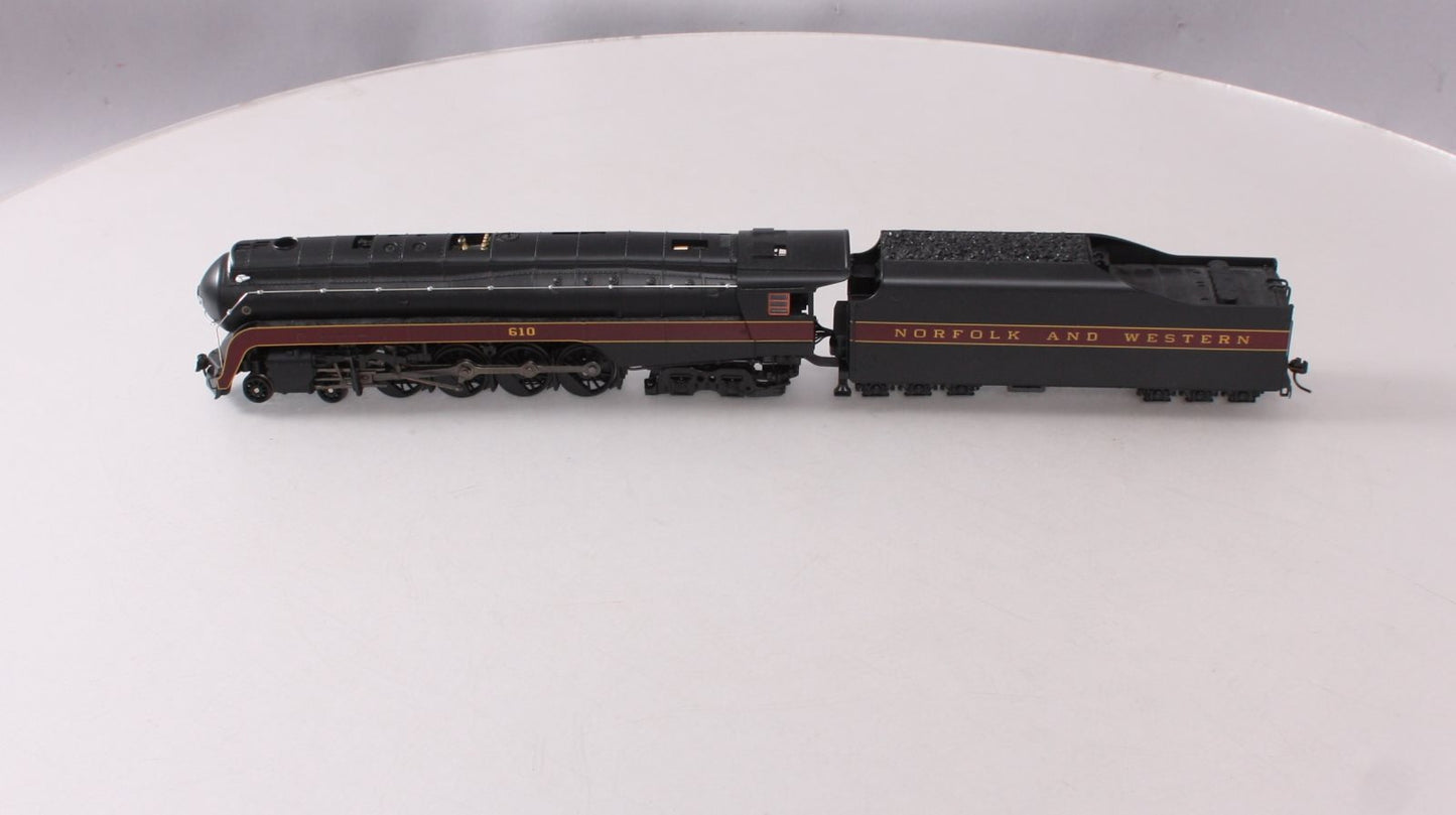 Broadway Limited 4873 HO N&W Class J In-Service Version Steam Locomotive #610