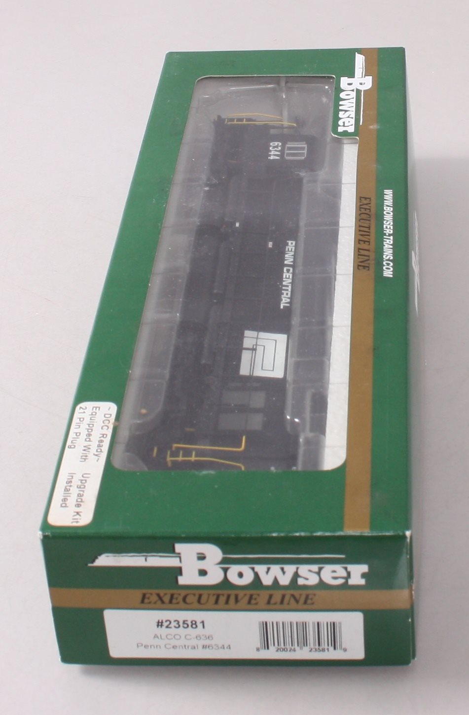 Bowser 23581 HO Scale Penn Central Alco C-636 Diesel Locomotive #6344