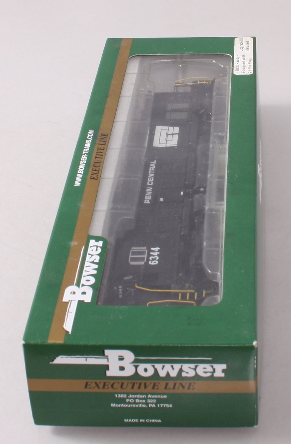 Bowser 23581 HO Scale Penn Central Alco C-636 Diesel Locomotive #6344