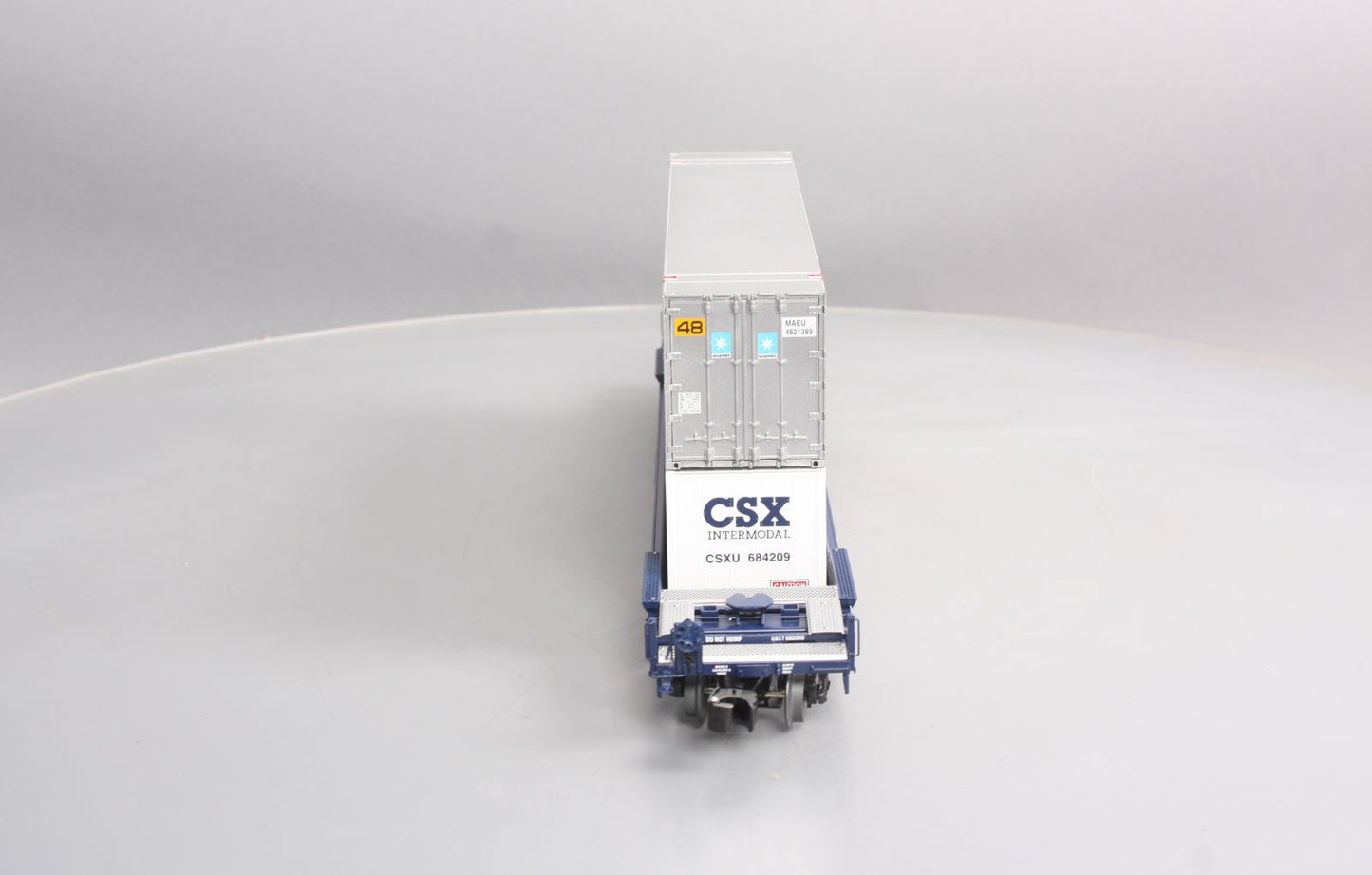 Lionel 6-17588 CSX Husky Stack Flatcar w/ Maersk Container EX