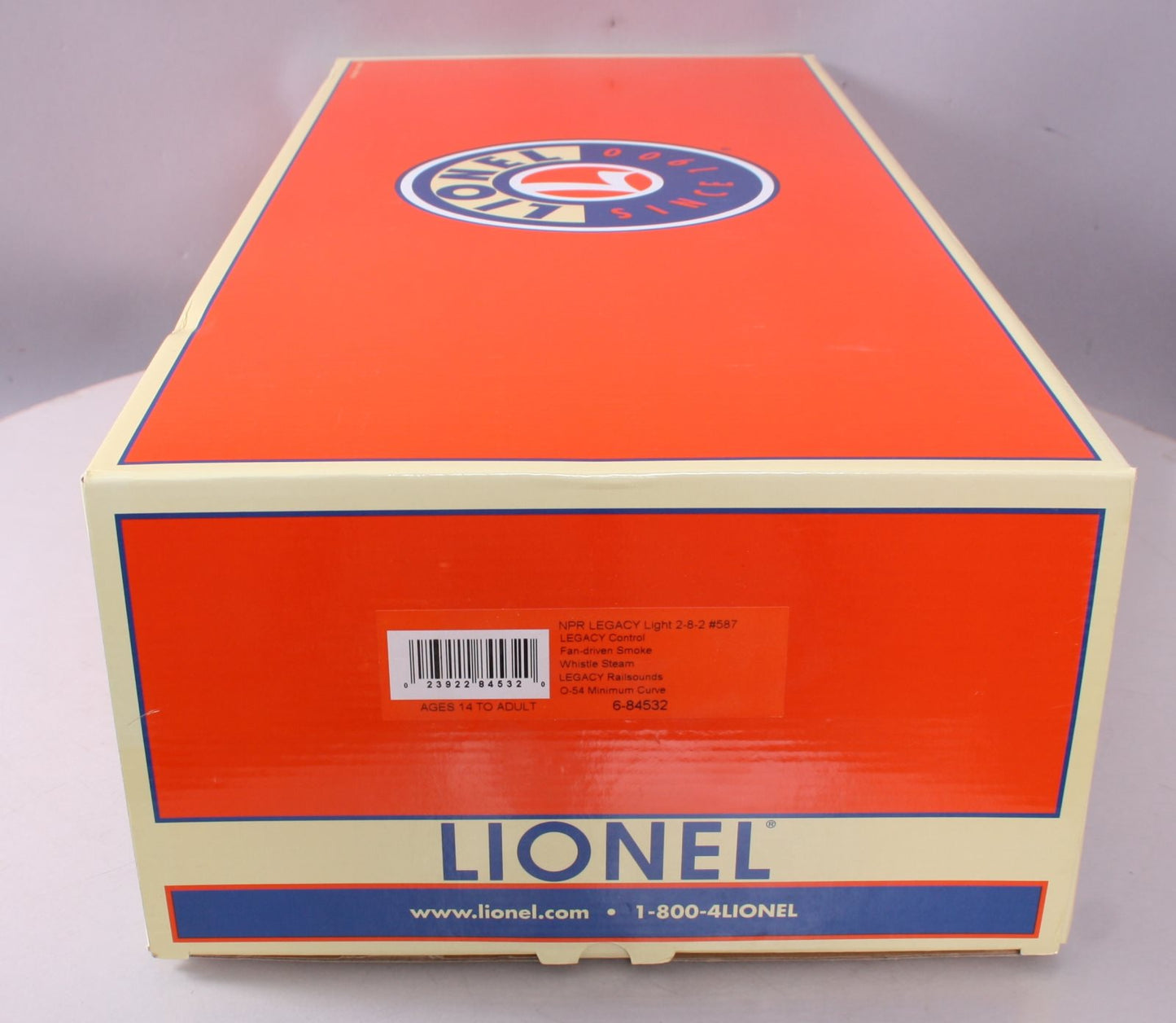 Lionel 6-84532 O Nickel Plate Road Light 2-8-2 Steam Locomotive #587 w/LEGACY