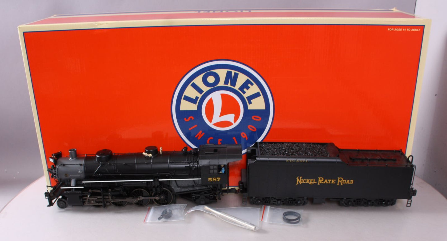 Lionel 6-84532 O Nickel Plate Road Light 2-8-2 Steam Locomotive #587 w/LEGACY