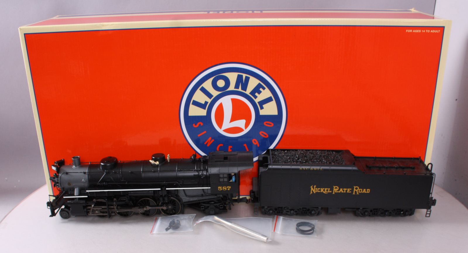 Lionel 6-84532 O Nickel Plate Road Light 2-8-2 Steam Locomotive #587 w/LEGACY
