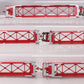 Athearn 91109 HO Santa Fe Maxi III Well Cars #SFLC 254218 (Pack of 5)
