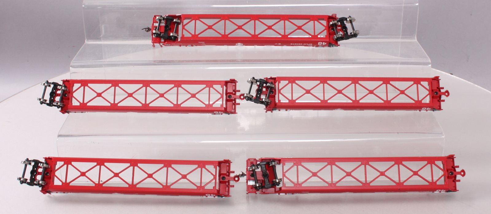 Athearn 91109 HO Santa Fe Maxi III Well Cars #SFLC 254218 (Pack of 5)
