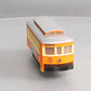 K-Line 6-21649 O Gauge City Traction Co. Trolley w/ Ringling Bros Banner