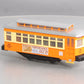 K-Line 6-21649 O Gauge City Traction Co. Trolley w/ Ringling Bros Banner
