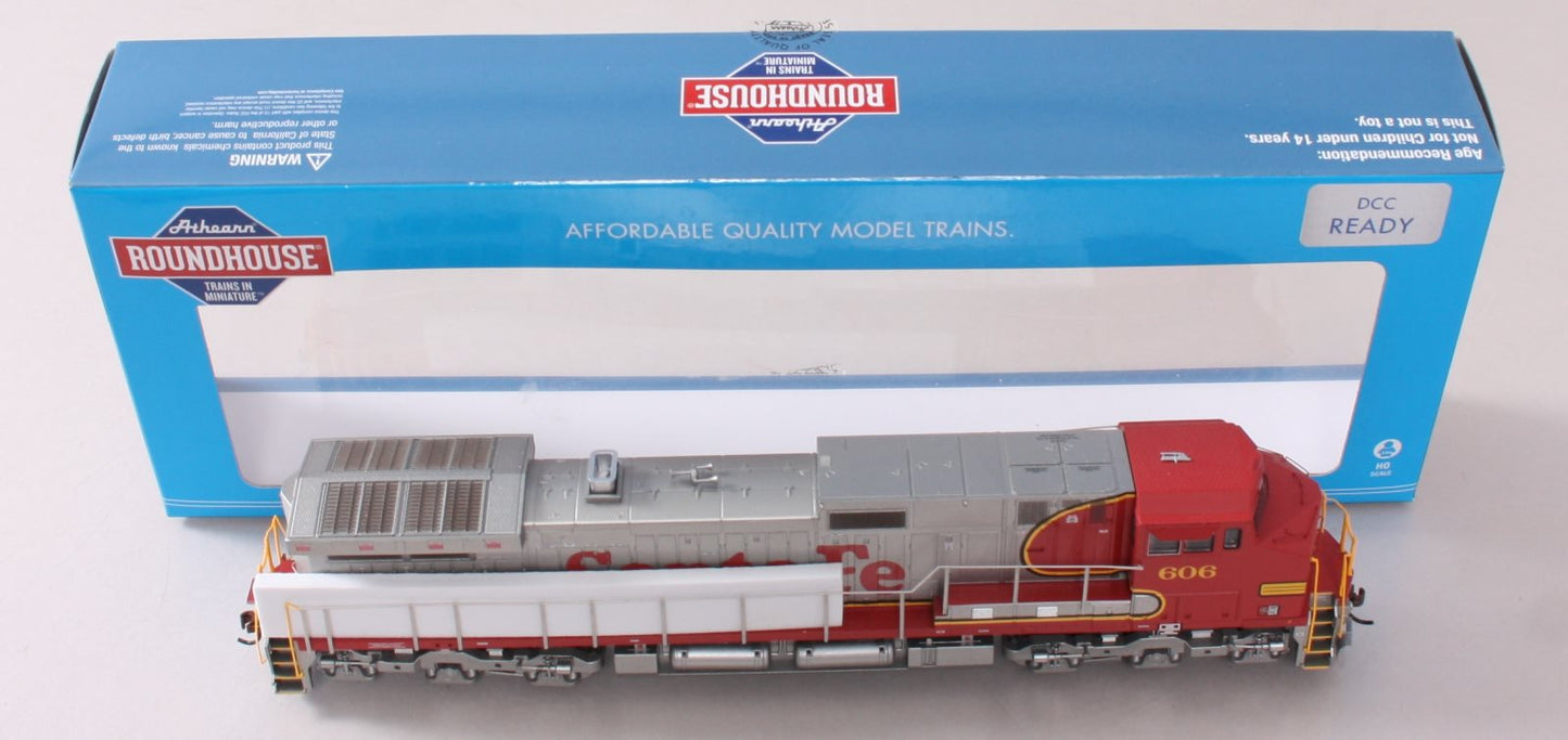 Roundhouse 78036 HO Scale Santa Fe ATSF Dash 9-44CW Diesel Locomotive #606