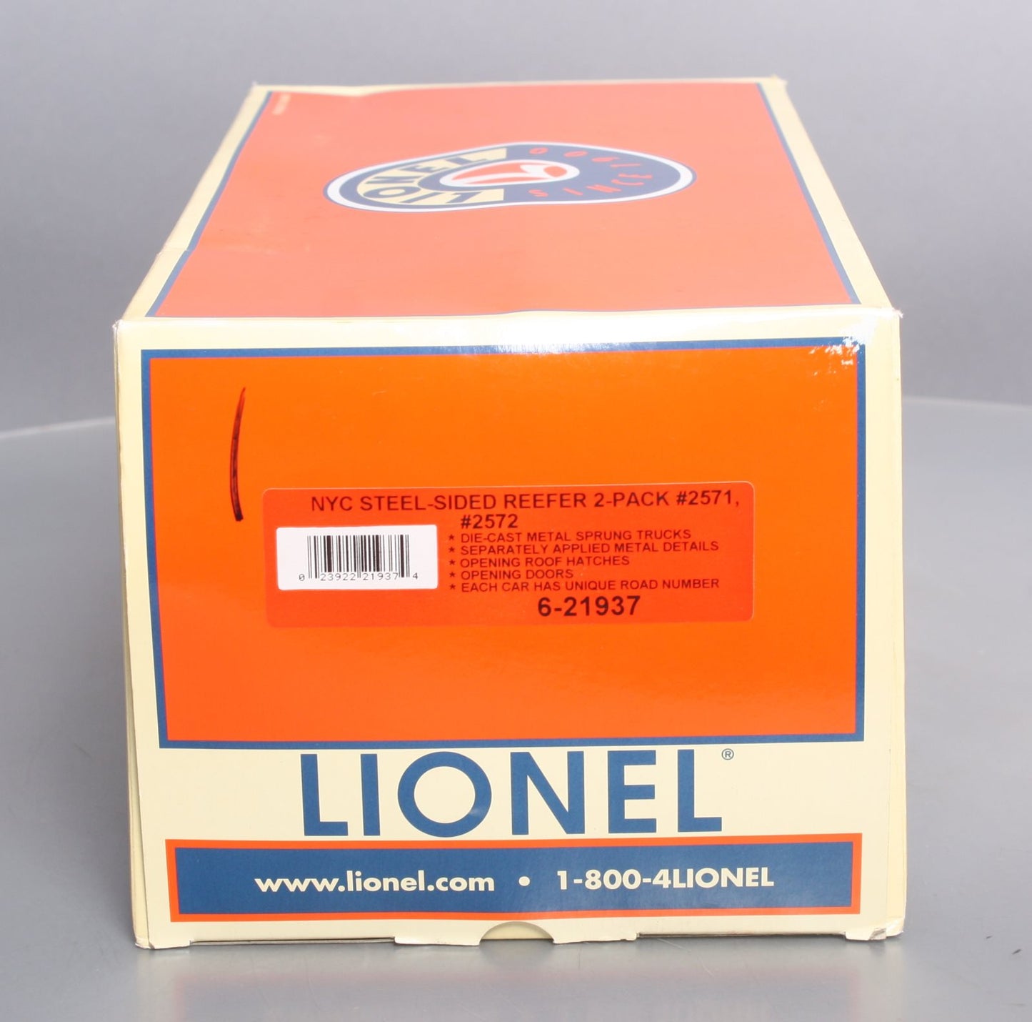 Lionel 6-21937 O Gauge New York Central Steel-Sided Refrigerator Car Set