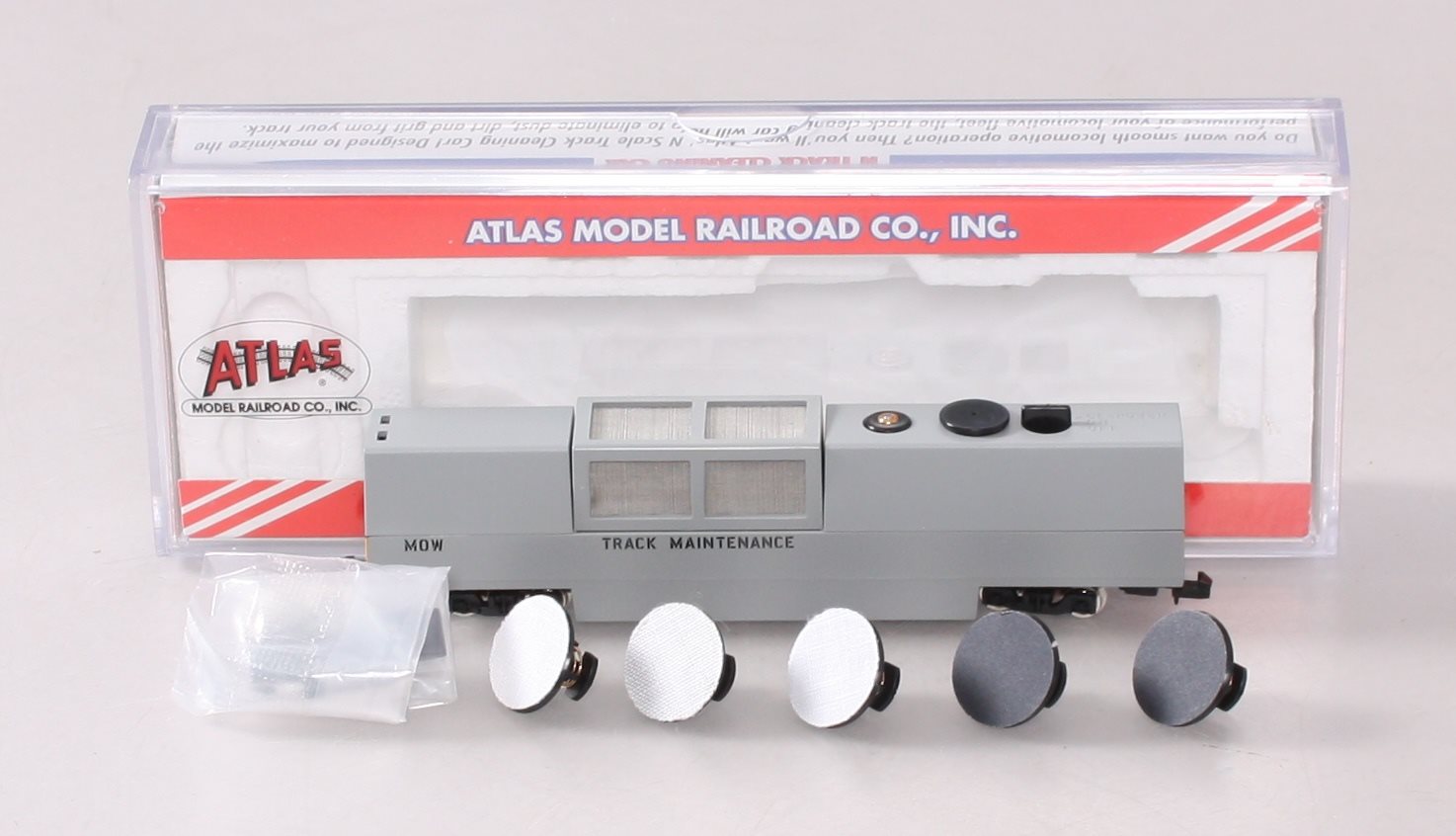 Atlas 32551 N Scale Maintenance of Way Track Cleaning Car