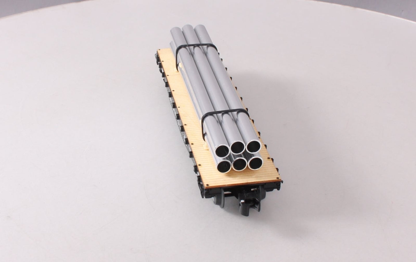 Lionel 6-27816 O Gauge D&RGW 40' Flatcar with Pipes