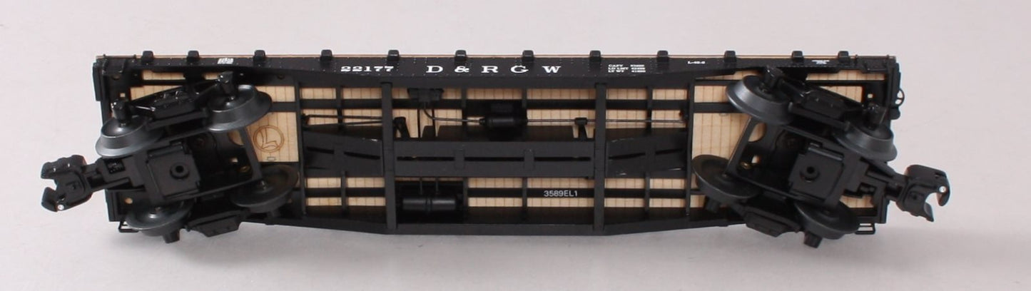Lionel 6-27816 O Gauge D&RGW 40' Flatcar with Pipes