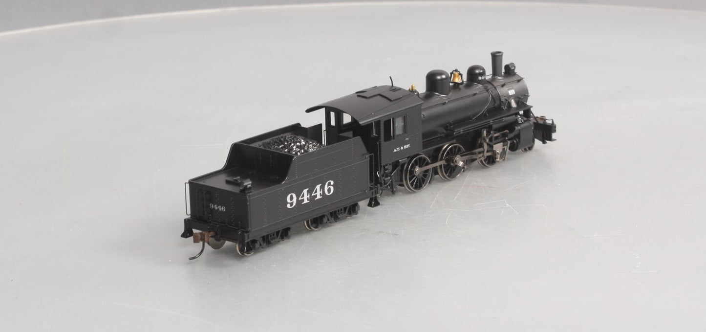 Bachmann 51704 HO Santa Fe Alco 2-6-0 Steam Locomotive & Tender #9446