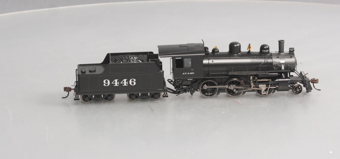 Bachmann 51704 HO Santa Fe Alco 2-6-0 Steam Locomotive & Tender #9446