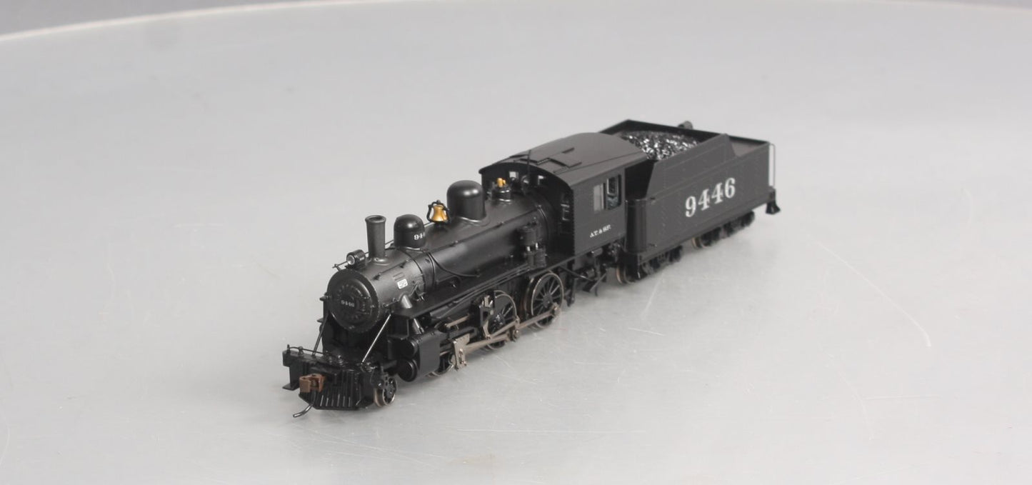 Bachmann 51704 HO Santa Fe Alco 2-6-0 Steam Locomotive & Tender #9446