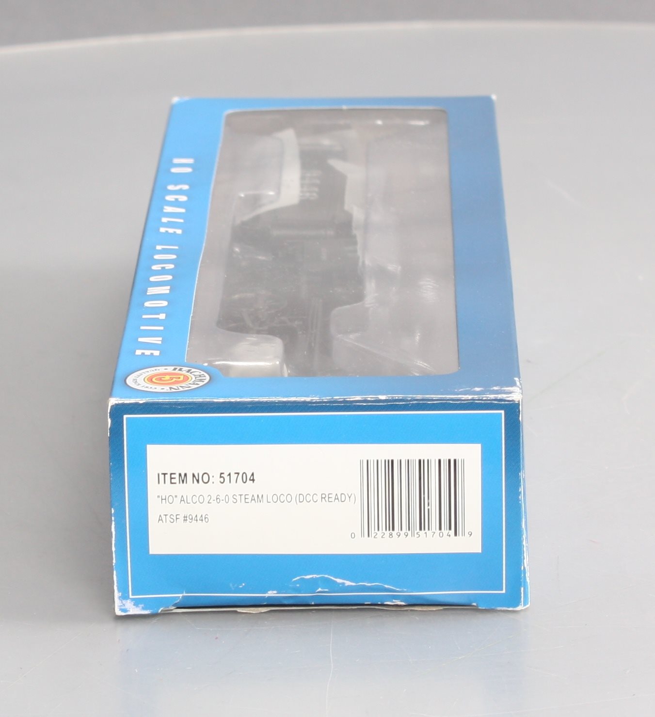 Bachmann 51704 HO Santa Fe Alco 2-6-0 Steam Locomotive & Tender #9446