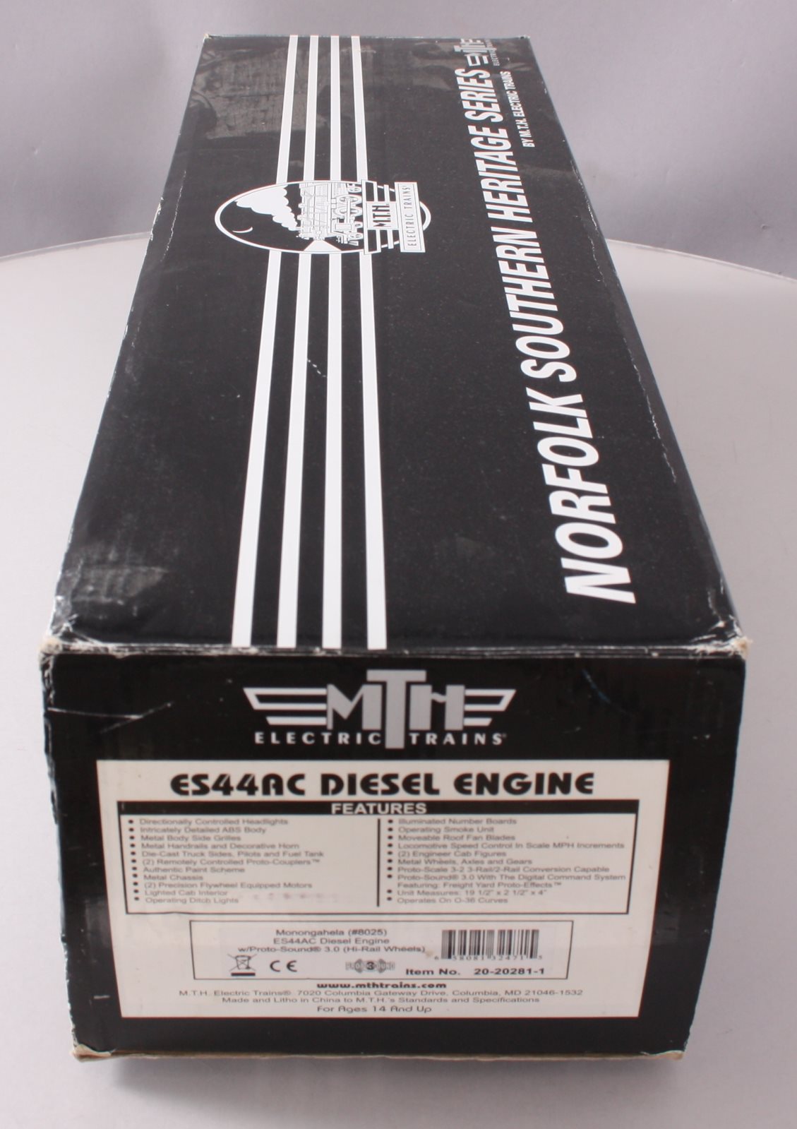 MTH 20-20281-1 Monogahela ES44AC Diesel Engine w/PS3 #8025
