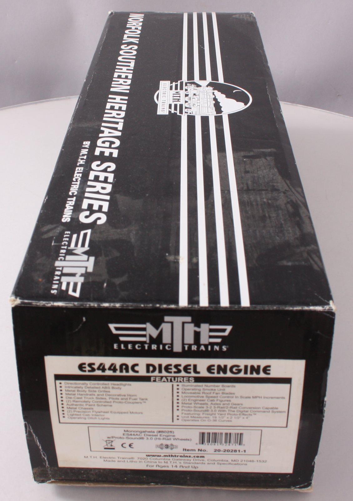 MTH 20-20281-1 Monogahela ES44AC Diesel Engine w/PS3 #8025