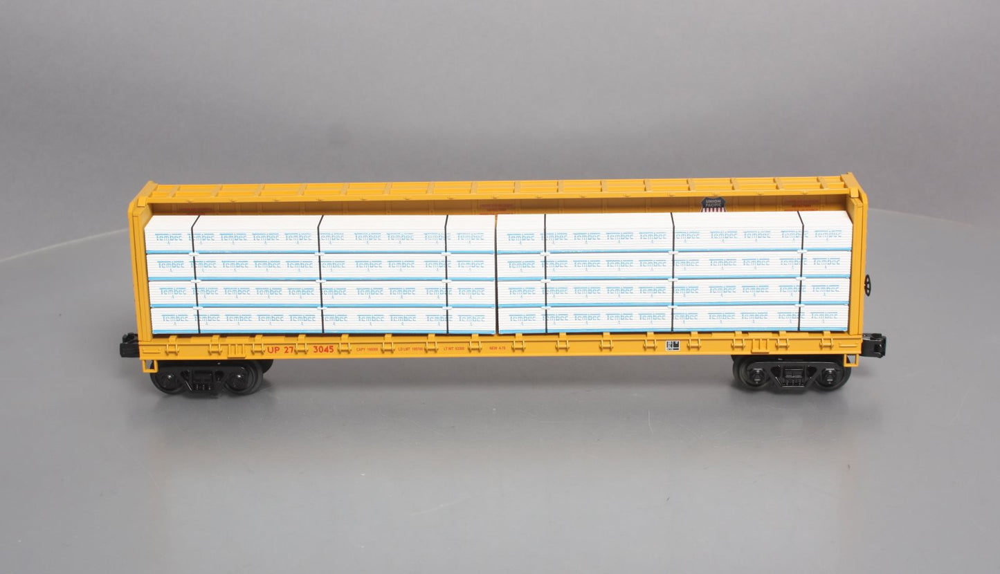 MTH 30-76294 O Guage Union Pacific Center I-Beam Flat Car #273045