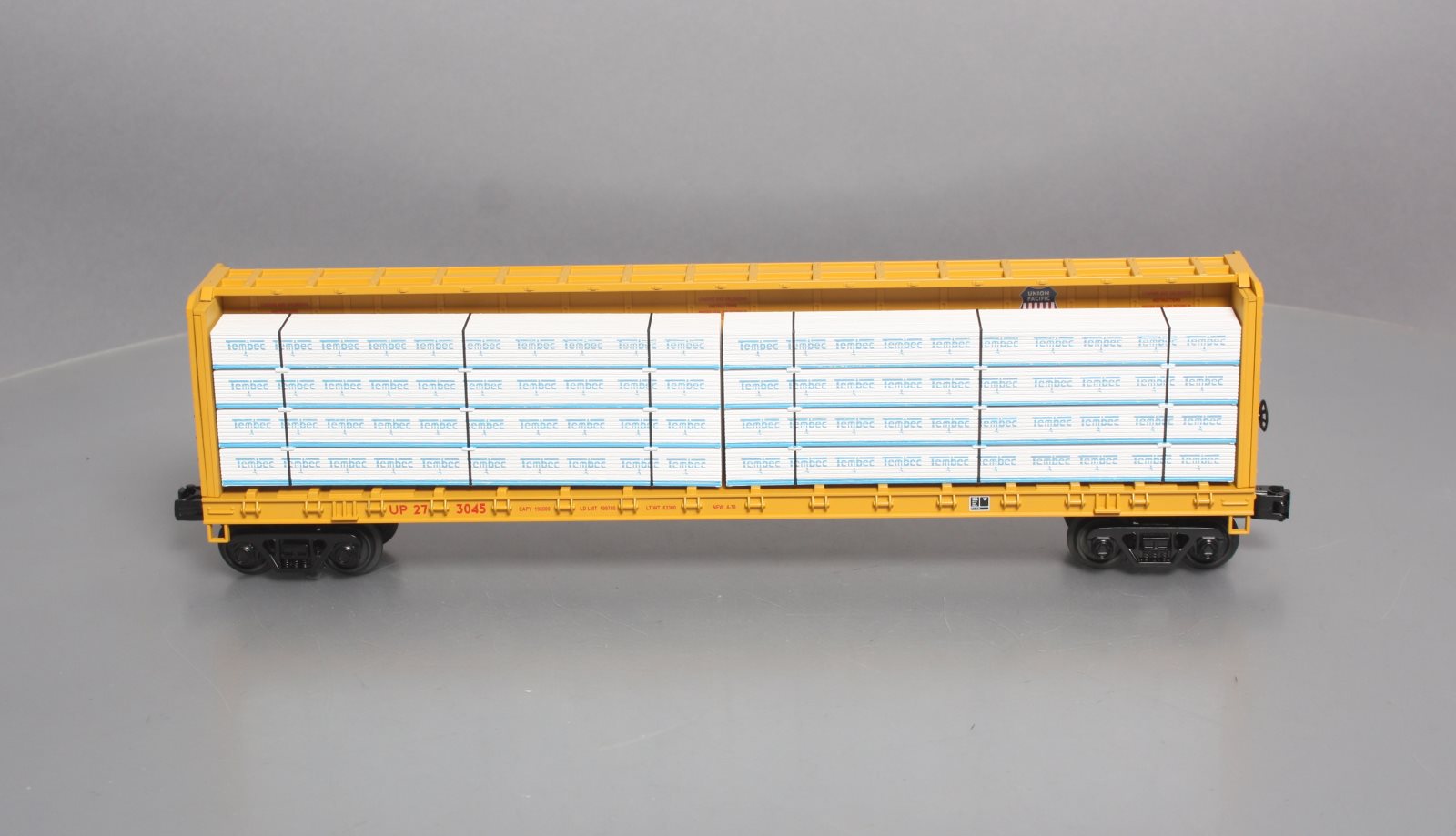 MTH 30-76294 O Guage Union Pacific Center I-Beam Flat Car #273045