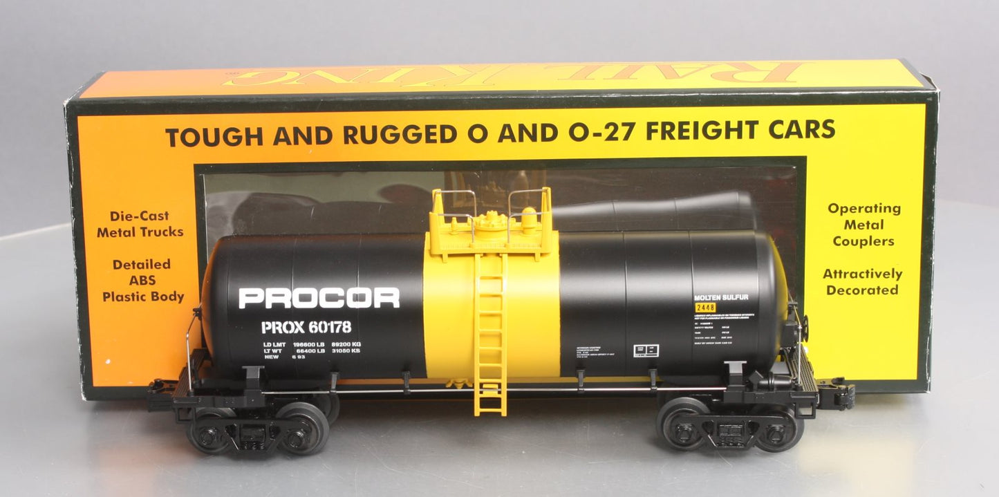 MTH 30-73395 O Procor Modern Tank Car #60178