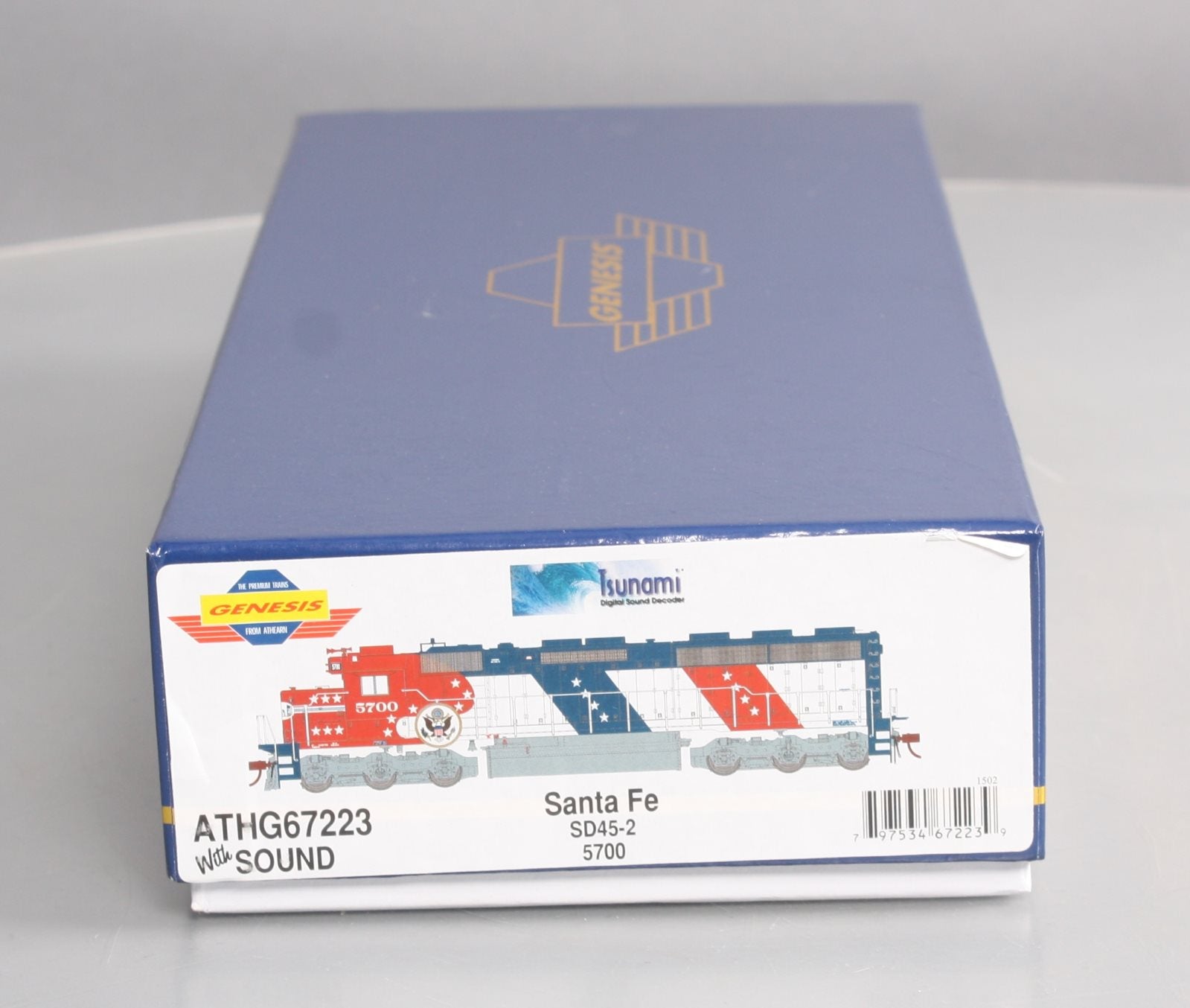 Athearn G67223 HO Santa Fe SD45-2 Diesel Locomotive w/DCC & Sound #5700