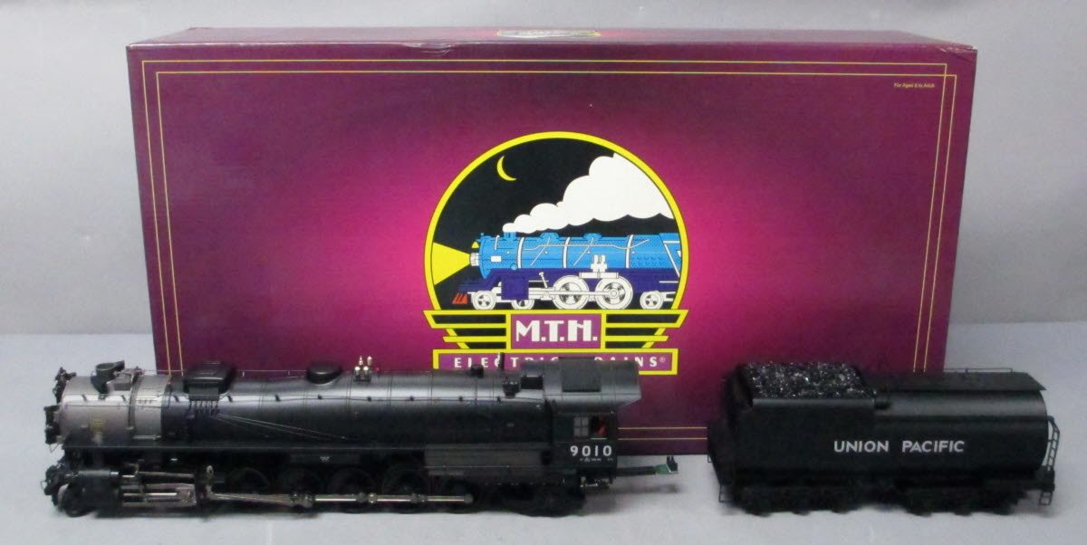 MTH 20-3294-1 UP 4-12-2 9000 Steam Engine & Tender #9010 w PS2 (Hi-Rail Wheels)
