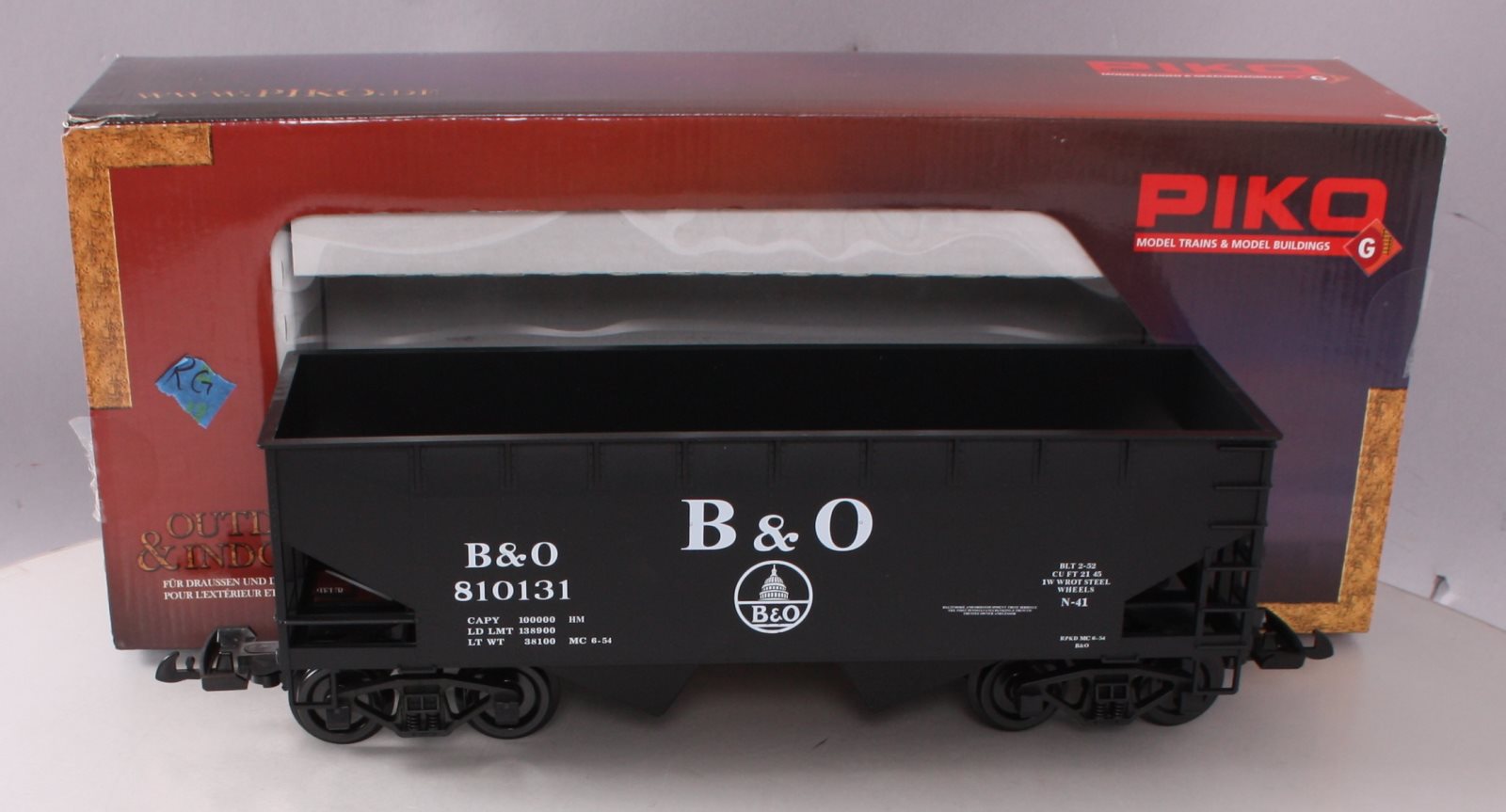 Piko 38829 G Baltimore & Ohio Offset Side Hopper Black #810131