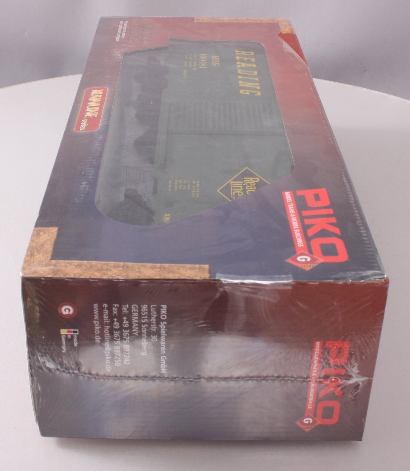 Piko 38851 G Scale Reading Steel Boxcar #100181