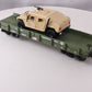 Piko 38764 G Scale USATC Humvee Transport Car w/Die-Cast Vehicle #11212