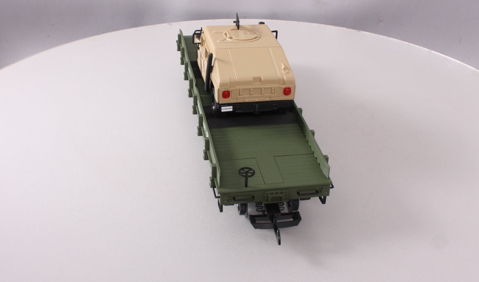 Piko 38764 G Scale USATC Humvee Transport Car w/Die-Cast Vehicle #11212