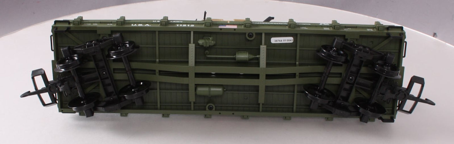Piko 38764 G Scale USATC Humvee Transport Car w/Die-Cast Vehicle #11212