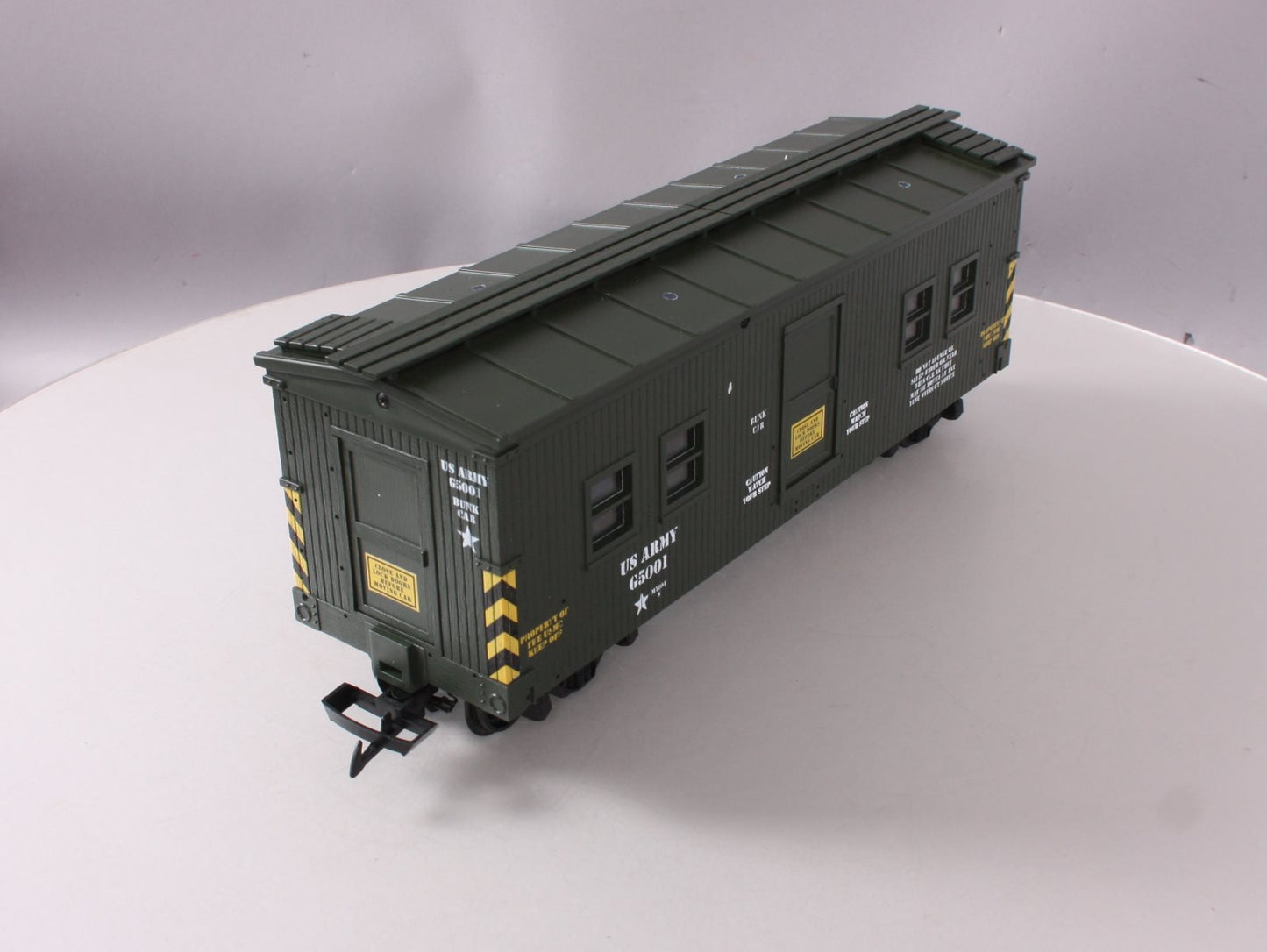 USA Trains R1839 G Scale U.S. Army Bunk Car #65001