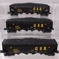 MTH 30-7064 O CSX RailKing 4-Bay Hopper Car Set (Set of 3)
