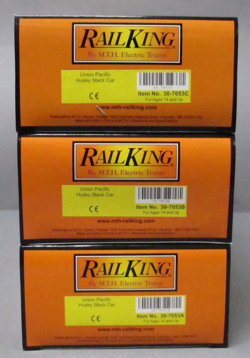 MTH 30-7053 Union Pacific 3-Car Husky Stack Set