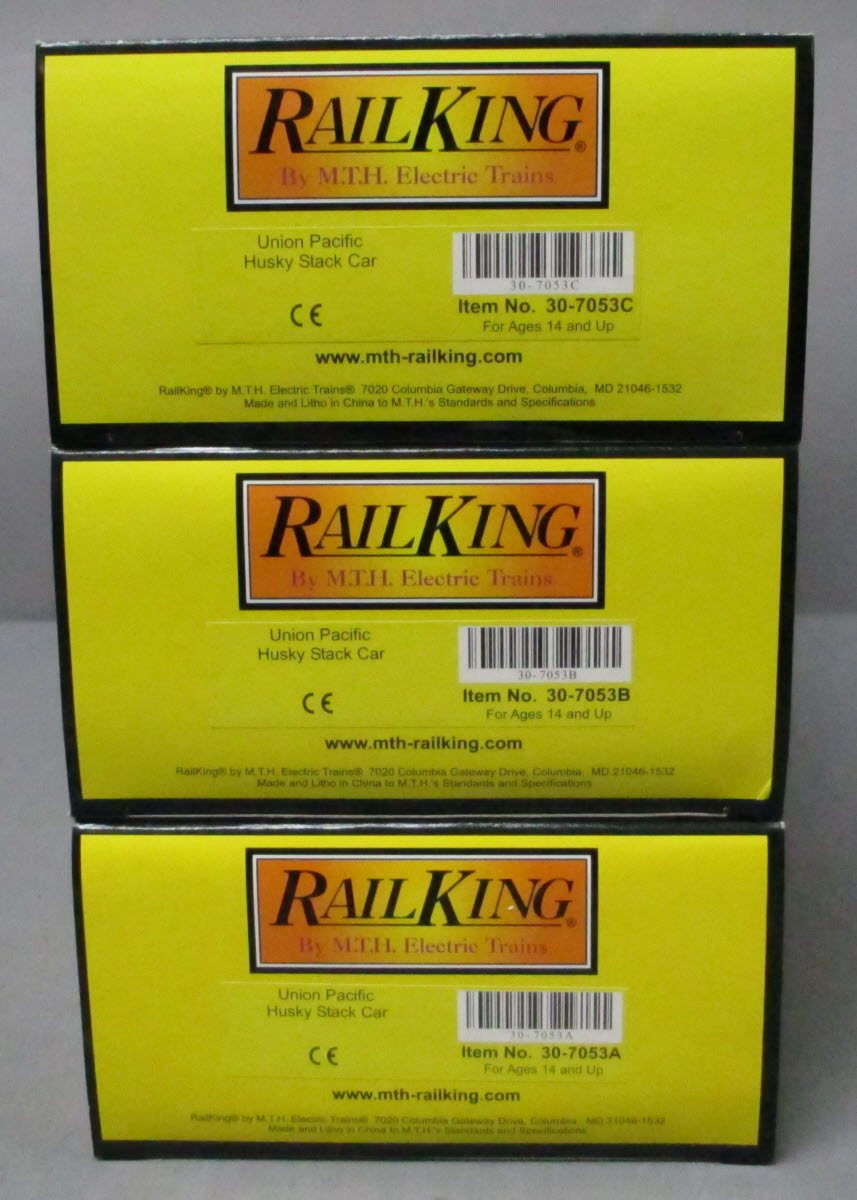 MTH 30-7053 Union Pacific 3-Car Husky Stack Set