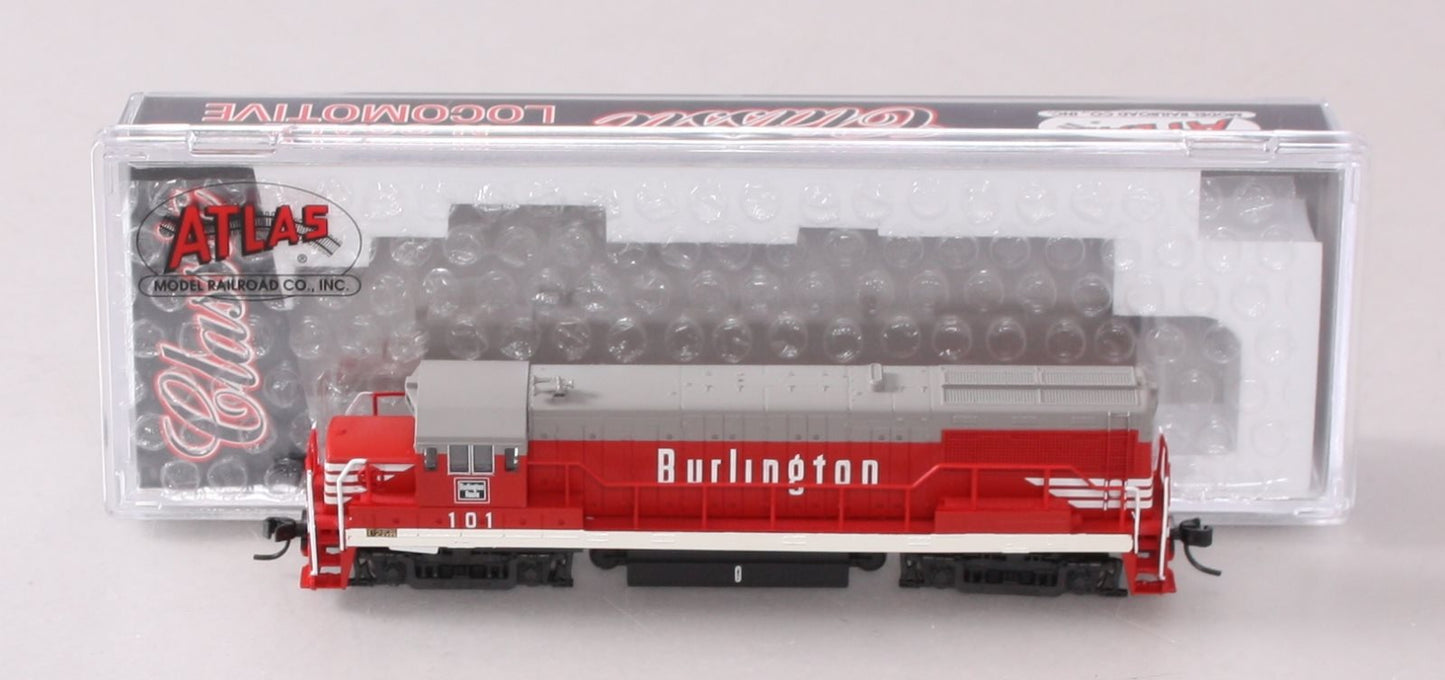 Atlas 40000578 N Scale CB&Q U25B Phase 2B Diesel Locomotive #101