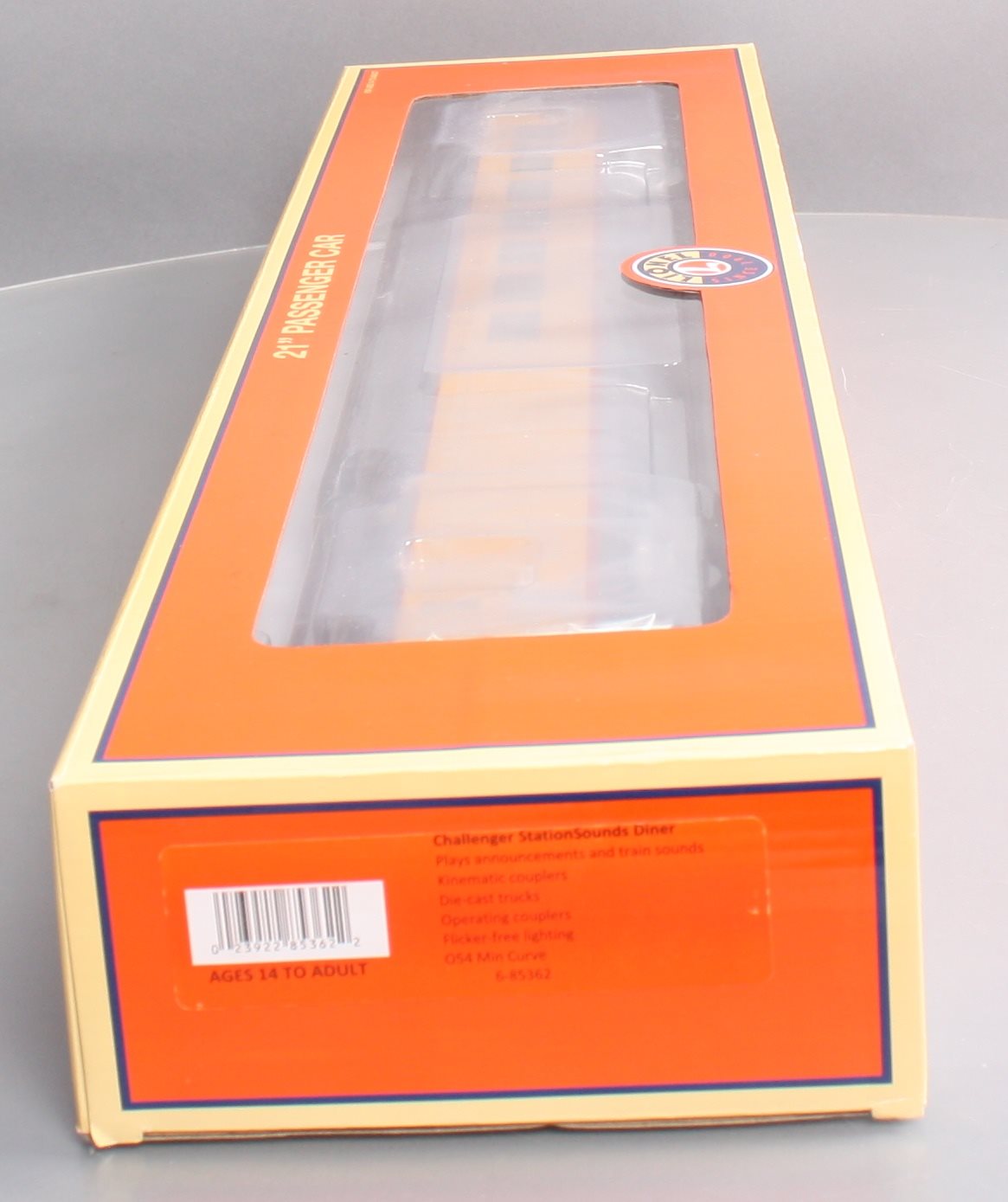 Lionel 6-85362 Union Pacific Challenger 21'' Diner with Station Sounds