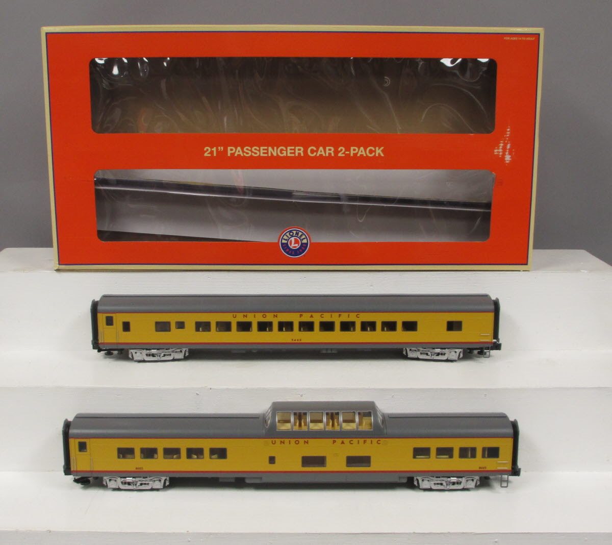 Lionel 2027170 Union Pacific 21" Challenger Passenger Car Expansion Pack #3