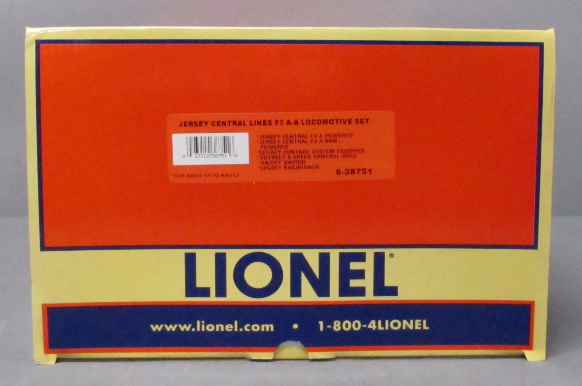 Lionel 6-38751 CNJ Legacy F3AA Diesel Locomotive Set #56/#57