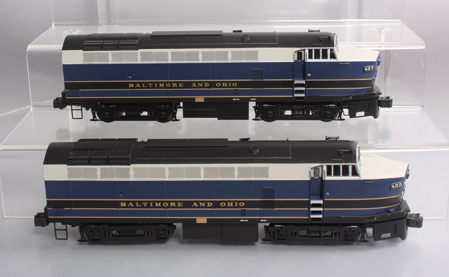 Lionel 6-38563 O B&O Legacy RF-16 Sharknose AA Diesel Locomotive Set #855/857