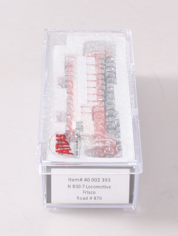 Atlas 40002393 N Frisco B30-7 Low Nose Standard DC Diesel Locomotive #870